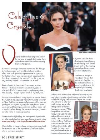celeb-crystal Celebrities and Crystals